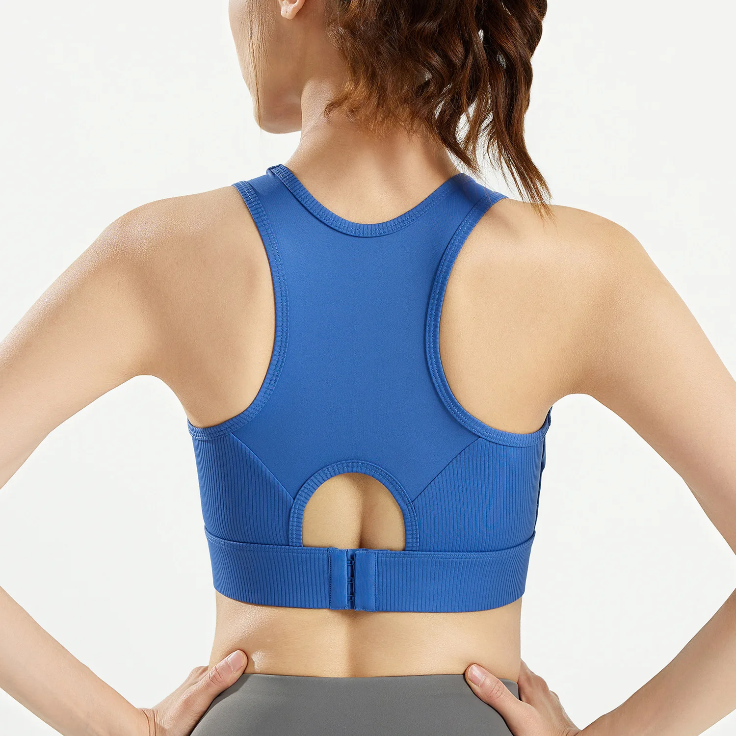 New Yoga Vest Fixed Cup Fitness Sports Bra Underwear Women