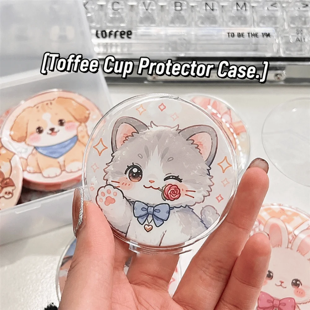 30PCS Transparent PVC Badge Protector Case 63/70/83mm Dustproof Anime Badge Sleeve Pin High-Protection Round Display Cover