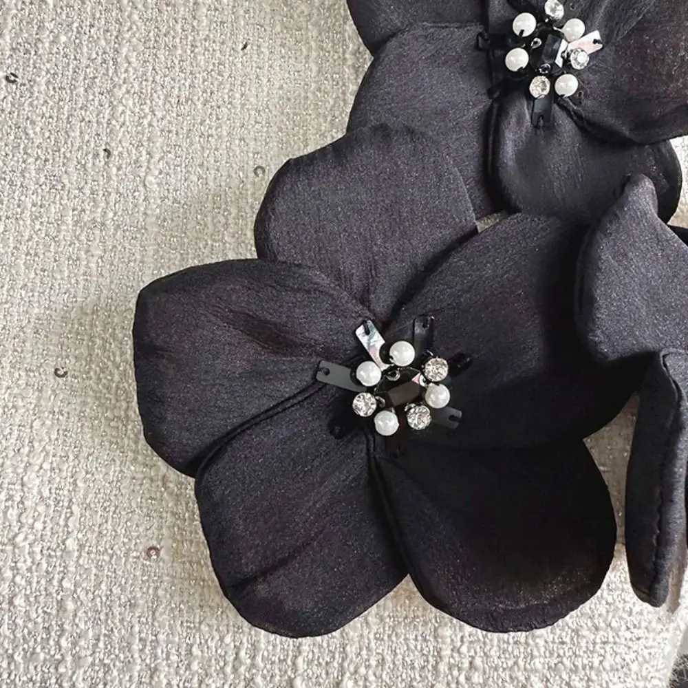 1PC Flower Brooch Lace Flowers Corsage Women Shirt Collar Lapel Pin Jewelry Wedding Party Clothes Accessory