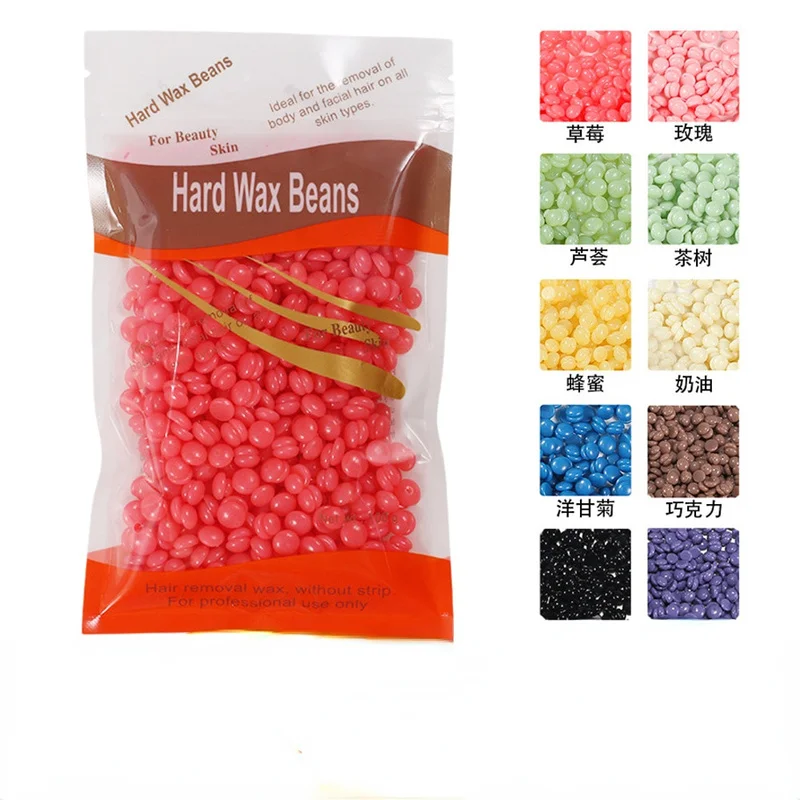 

Lavender 100g/Pack Wax Beans Depilatory Hot Film Wax Pellet Removing Bikini Face Hair Legs Arm Hair Removal Bean Unisex