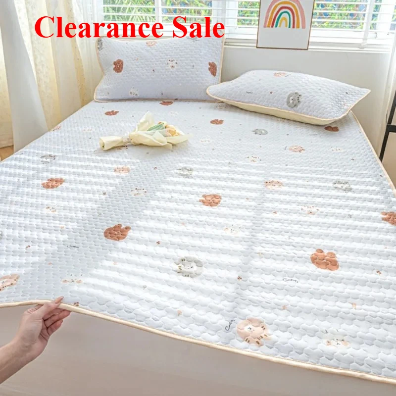 جديد الصيف الحرير الجليد حصيرة بارد فراش الغطاء الواقي 3 قطع مجموعة آلة قابل للغسل مقعد مكيف الهواء بارد