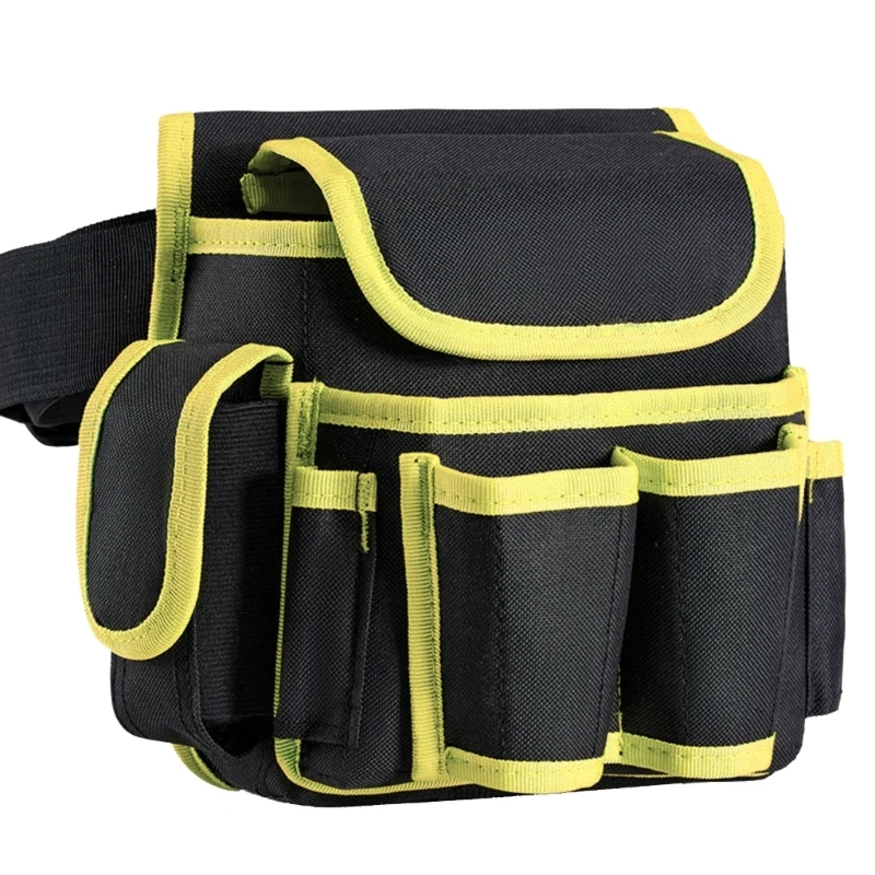 Hardware Tool Storage Belt Bag Multifunctional Electrician Tool Bag with Adjustable Waist Belt Tool Storage