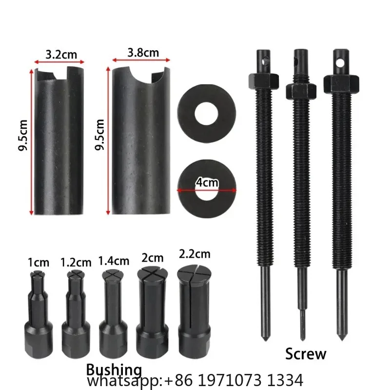 Hand Repairing Tools 9-23mm Motorcycle Bearing Pullers Bicycle Inner Bearing Extractor Wheel Gear Remover Extractor Repair Kit