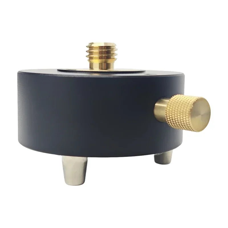 Brand New Gold Three-JAW Tribrach Adapter with Removable Centre for Surveying Prism GPS Screw 5/8 Adaptor