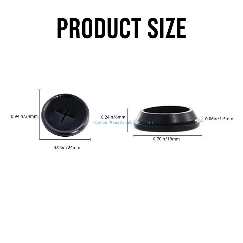 Molf 3/6pcs Rubber зонд Grommet барбек