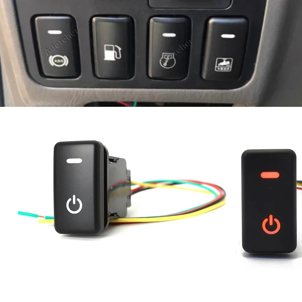 Automobile Fan LED Music Button Radar Front fog lamp Switch for Land cruiser Reiz Hilux Prado 120 FJ CRUISE LC100