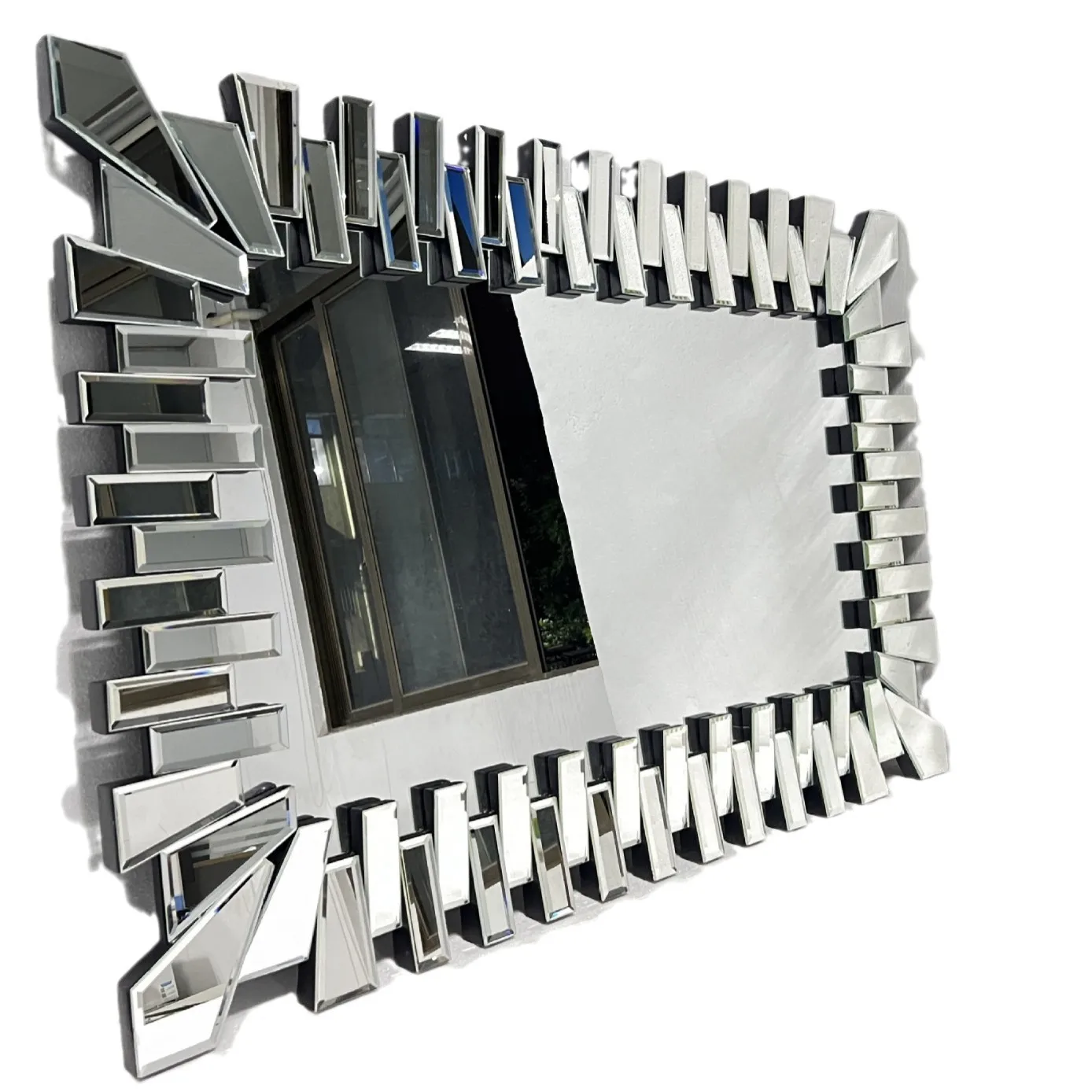 

European light luxury, mirror glass vanity mirror, wall bathroom hanging wall mirror