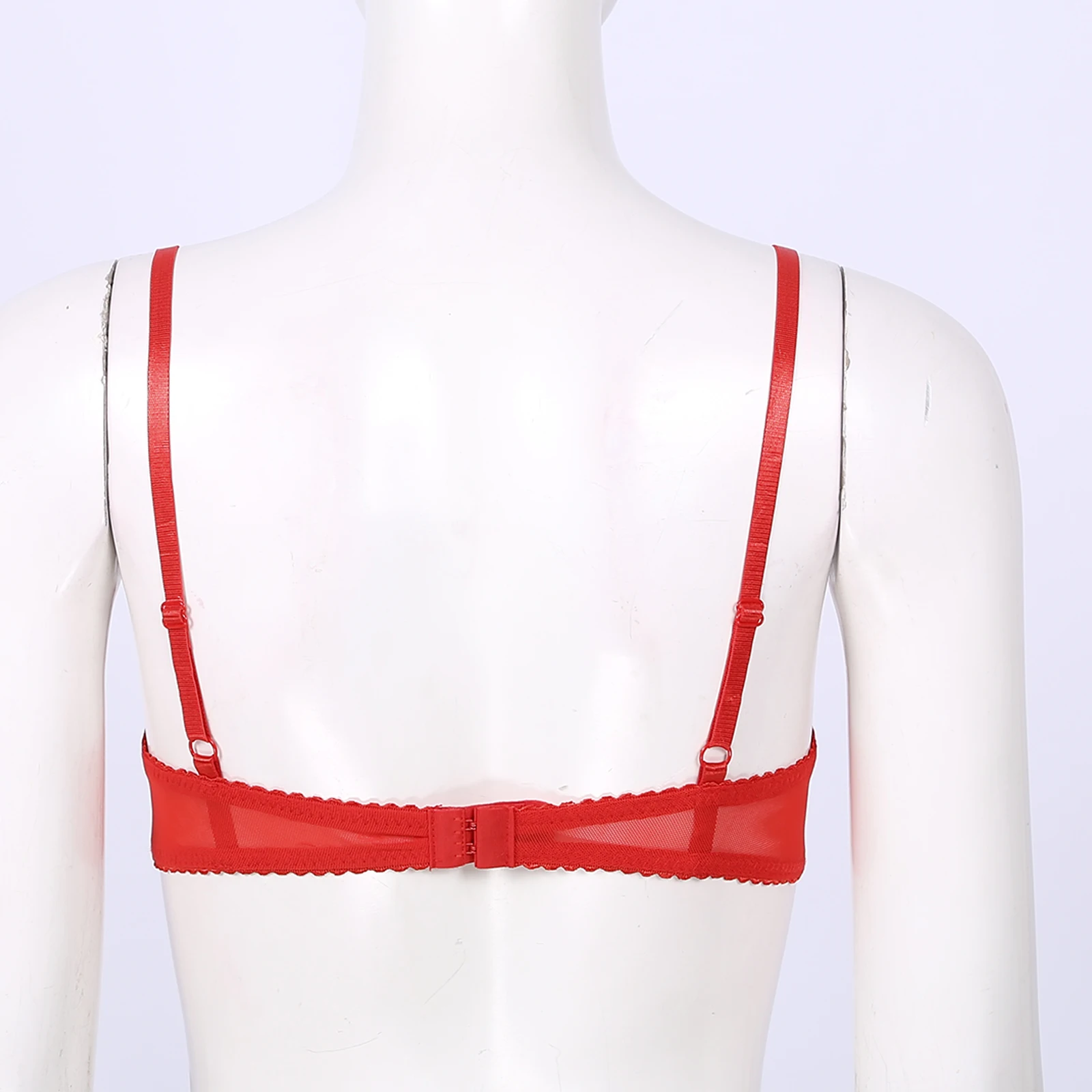 Sutiã underwired de renda floral pura para mulheres, lingerie sem forro, roupa íntima, alça ajustável