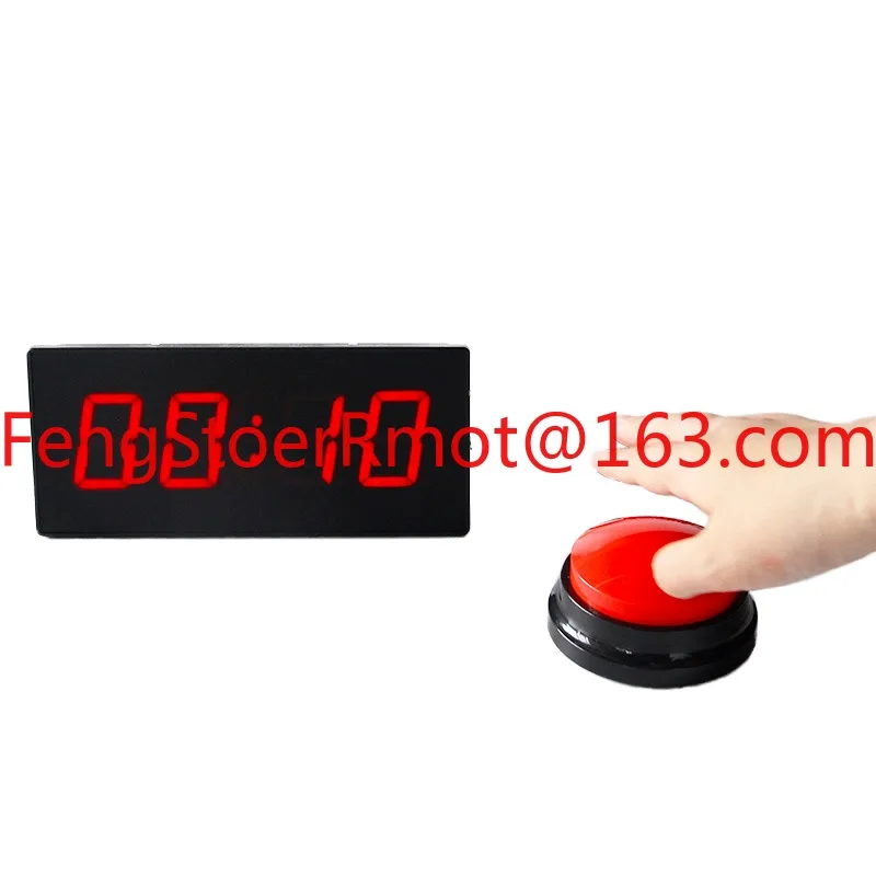 Portable Acrylic Sports Timer Mini DIY 10 Second Challenge Game Countdown Timer