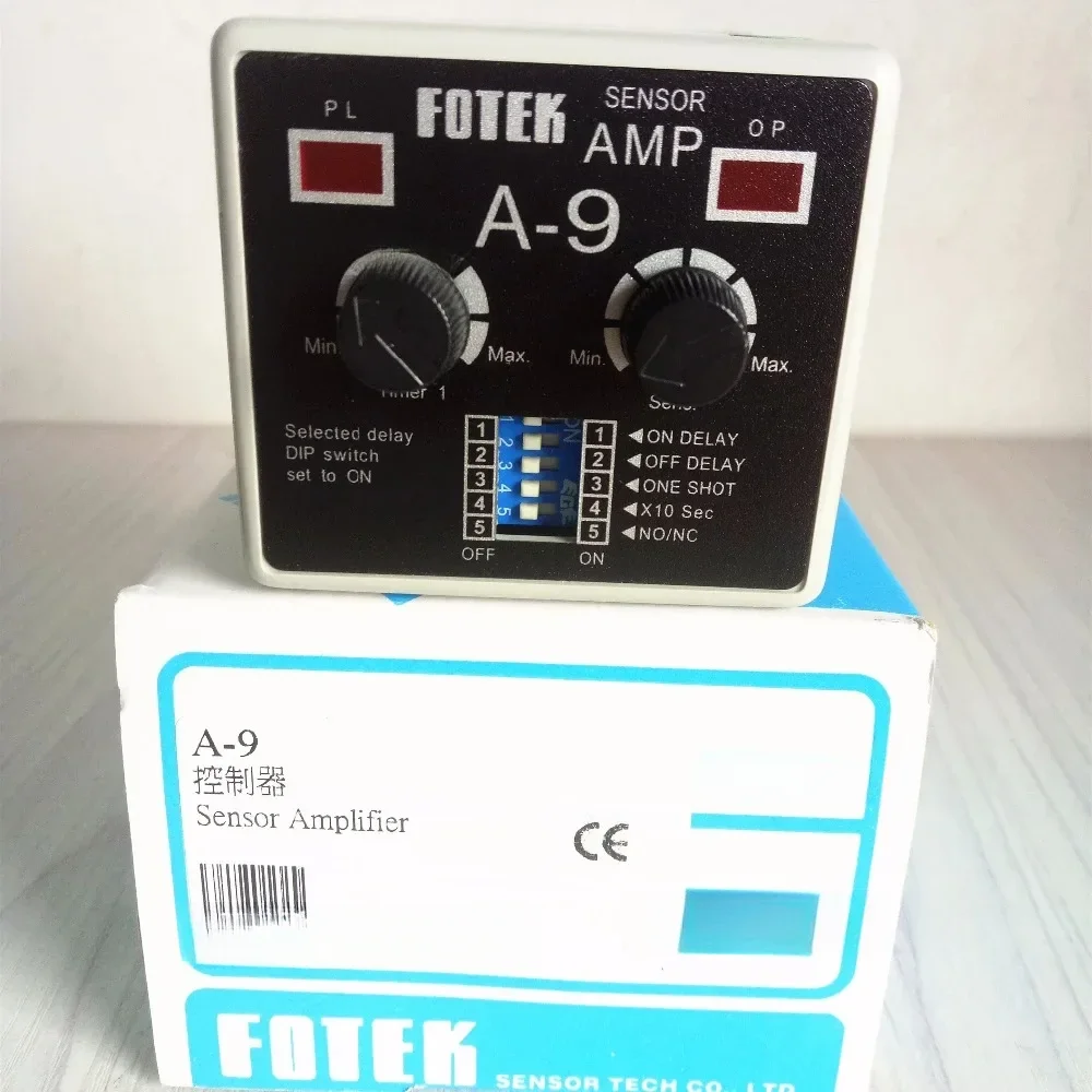 

A-9 FOTEK Sensor Amplifier Controller New Original AMPLIFIER SEPARATED TYPE PHOTO SENSOR