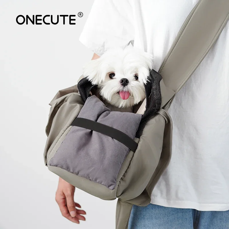 

Onecut Pet Strap Shoulder Bag Dog Outdoor Travel Accessories Handbag External Transport Basket