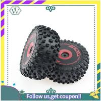 (New) 8Pcs Front And Rear Tires Wheel Tyre For Wltoys 124016 1/12 RC Car Upgrade Parts Spare Accessories