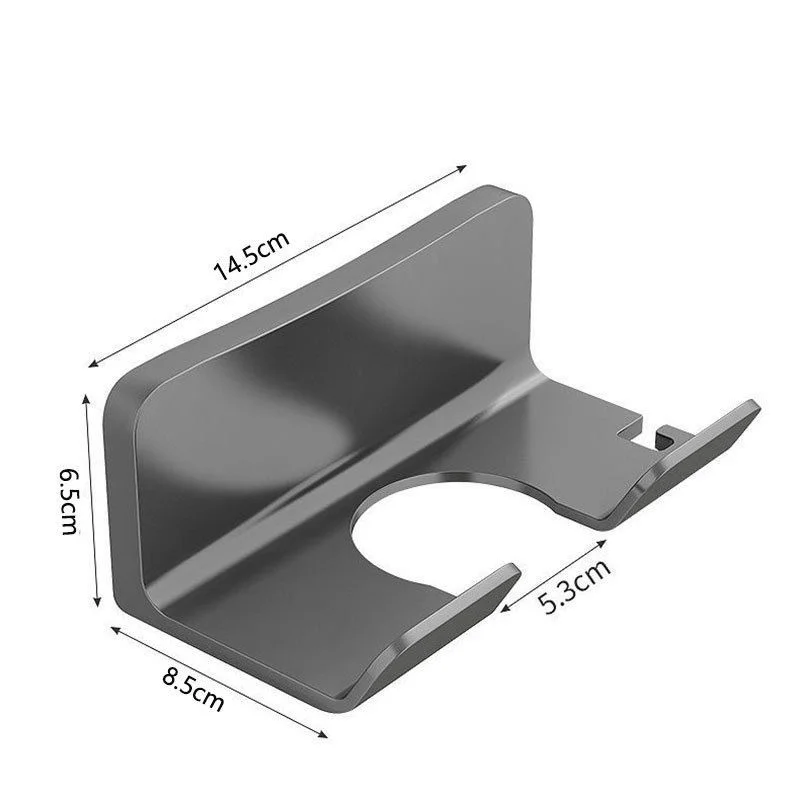 Supporto per asciugacapelli in materiale ABS supporto per asciugacapelli a parete per bagno di casa