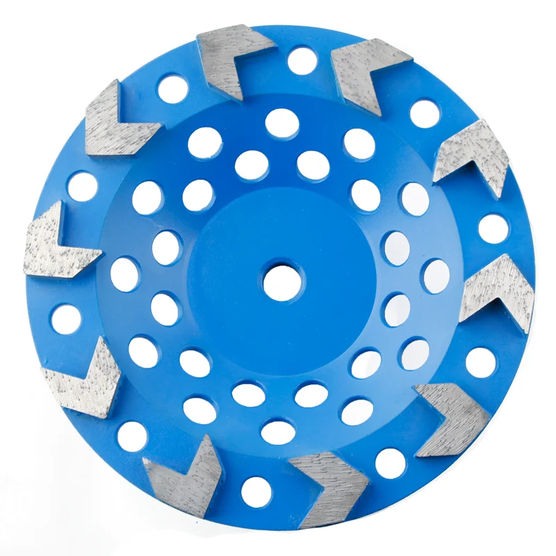 

Ten arrow segments concrete abrasive tools diamond grinding cup wheel