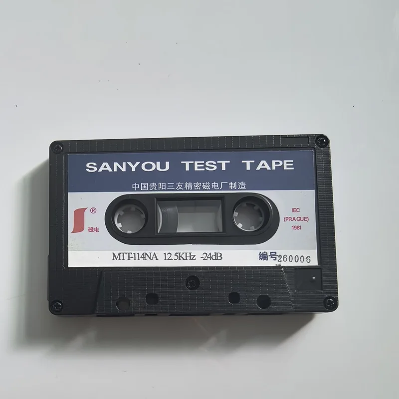 SANYOU TEST TAPE MTT-114NA 12.5KHz-24dB Azimuth test tape head azimuth adjustment