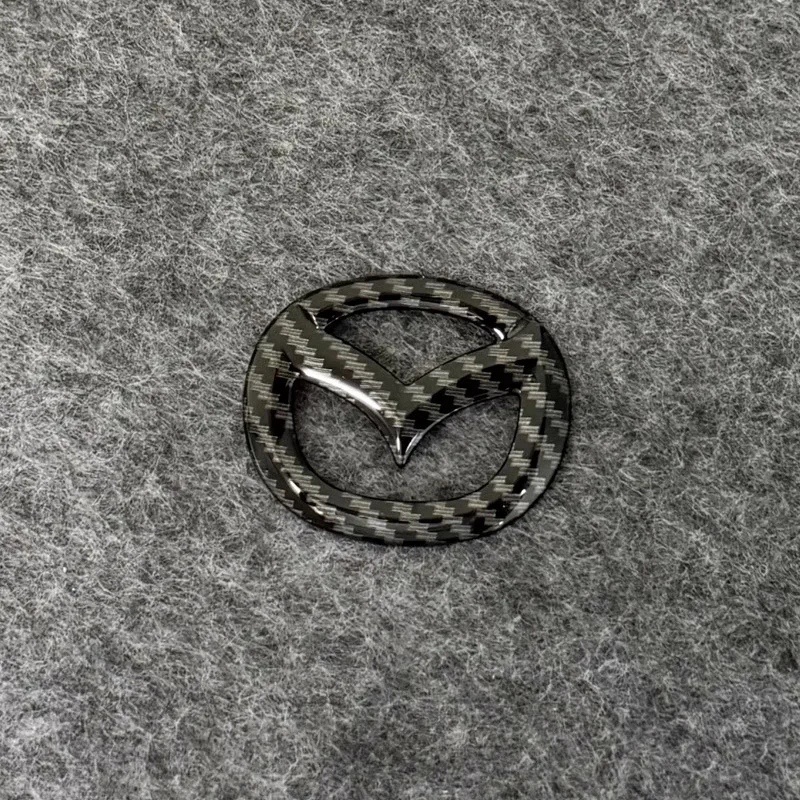 Mazda Auto Lenkrad Logo Abdeckung Zubehör. Passend für Mazda 6/Mazda 3, Axela CX4/CX5 Lenkrad-Logo-Aufkleber. – Detail 5