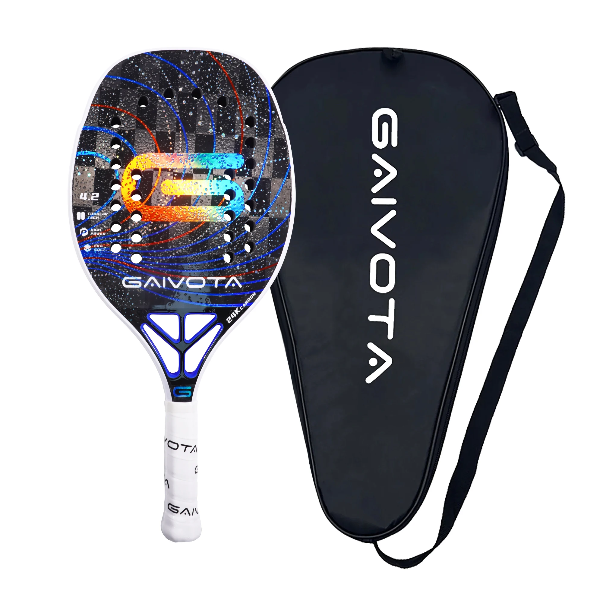 GAIVOTA4.2 2024 racchetta da Beach tennis carbon 24K Gradient + bag