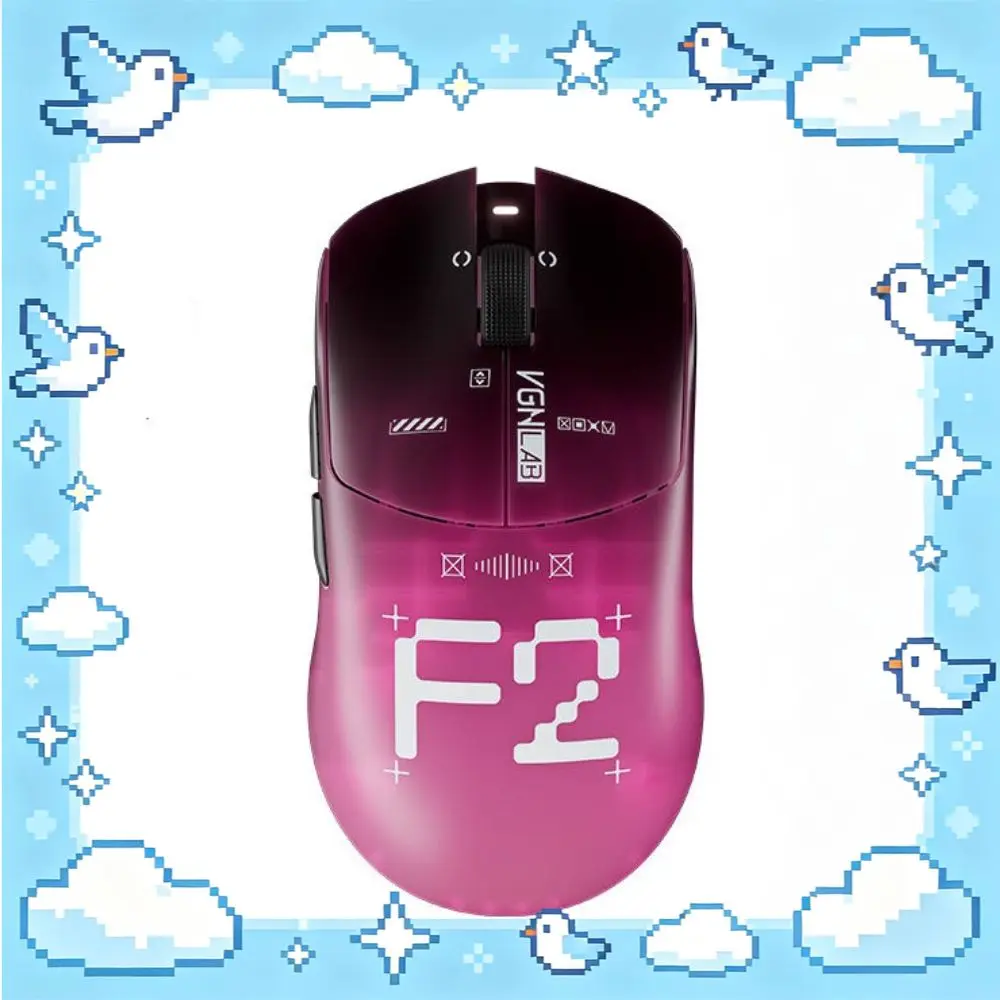 VGN Dragonfly F2 GT Mouse Tri‑Mode Wireless Mouse Lightweight Ergonomic Tri-Mode for PC Laptop Competitive Esports Gaming Office