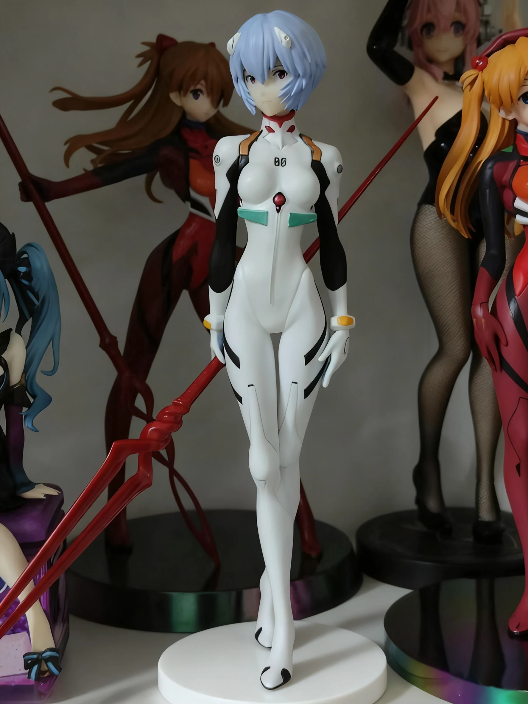 22CM  Anime NEON GENESIS EVANGELION EVA Ayanami Rei kawaii figure PVC model toys doll collect ornaments gifts image 2