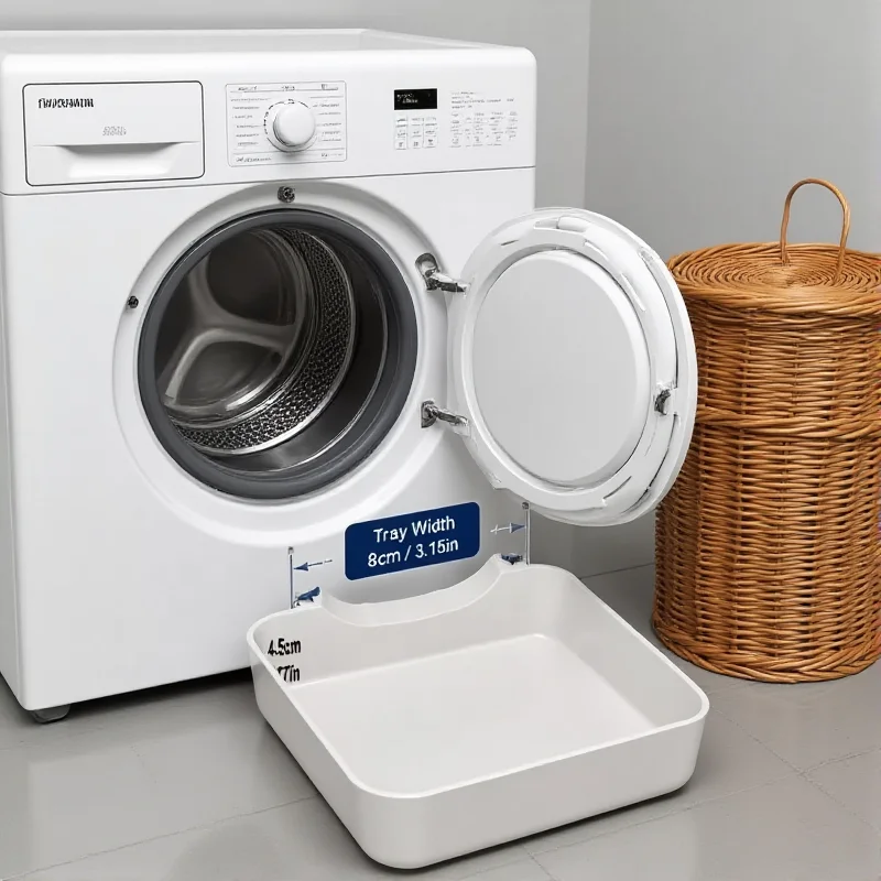 Drip Tray Space Saving Washing Machine Drainage Tray Spill Proof Floor Protector Easy To Install Washing Machine Drain Pan