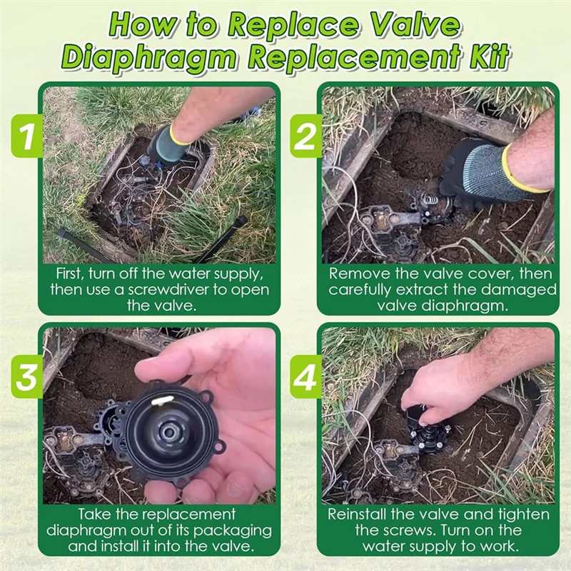 

Комплект для ремонта диафрагмы A95I, 2 шт., совместимый с DRKCP/для CPF, замена клапана для CPF, DV DAS, ASVF