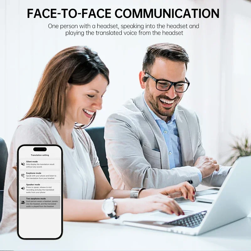 2026 AI 번역 이어버드 144개 언어 실시간 번역 무선 블루투스 이어버드 여행 비즈니스 회의 학습용