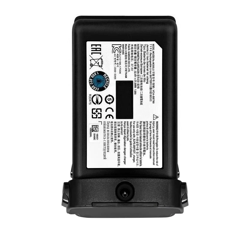 Brand New VCA-SBT80 32.4V 51.84Wh Replaceable Battery for SAMSUNG Power Stick Pro VS8000 SS80N80 SS75N80 Dust Collector Battery