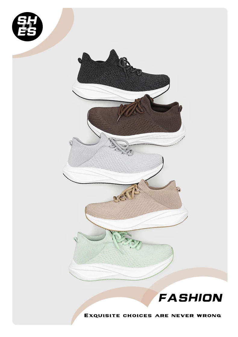 Neue, gepolsterte Laufschuhe für Herren, geeignet für schwere Läufer, mit Schnürung, Sport- und Freizeitmodelle für Damen, rutschfeste Outdoor-Sportschuhe, Herren-Sneaker. – Detail 8