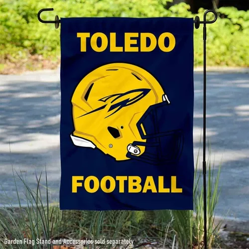 Toledo Rockets Football Helmet Garden Yard Banner hhp