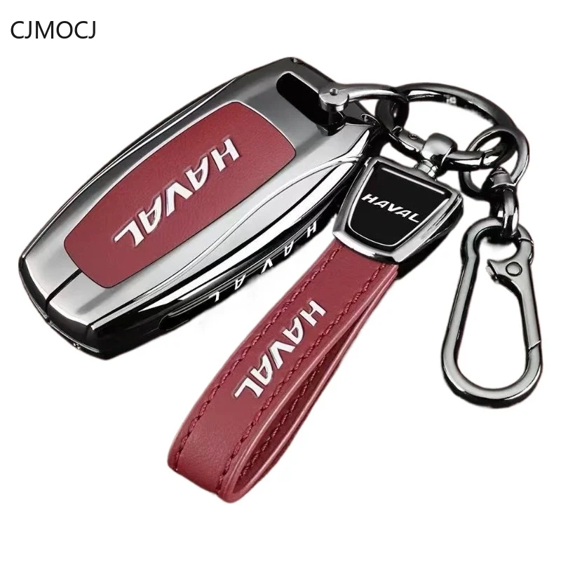 

Premium Zinc Alloy Key Cover Case for Haval H6/Dargo/Jolion/M6/Menglong/Shenshou - Protective Key Fob Shell Keybag