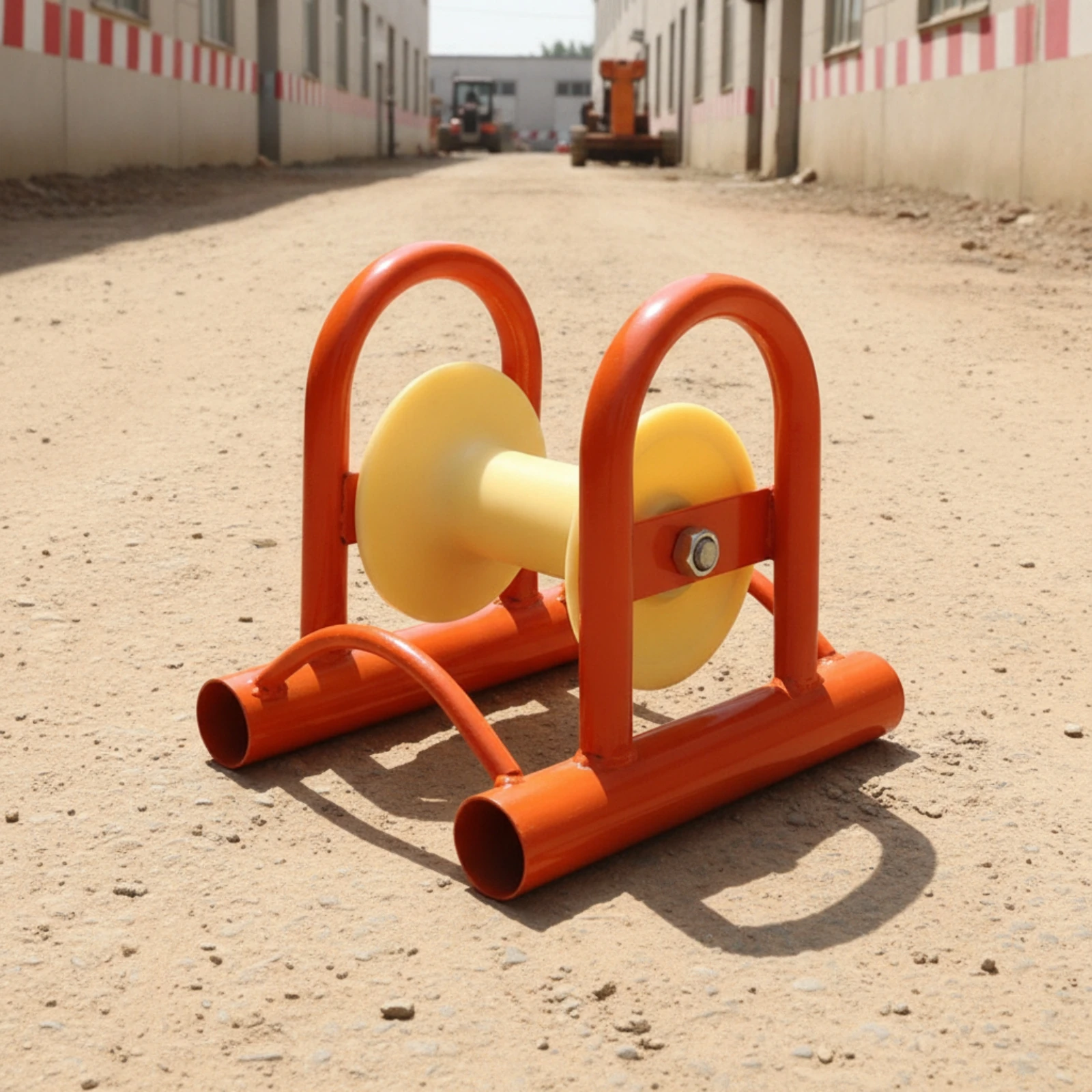 Bridge Cable Pulley Smooth Cable Laying Pulley Long-Lasting Compact for Electricians, Construction Sites