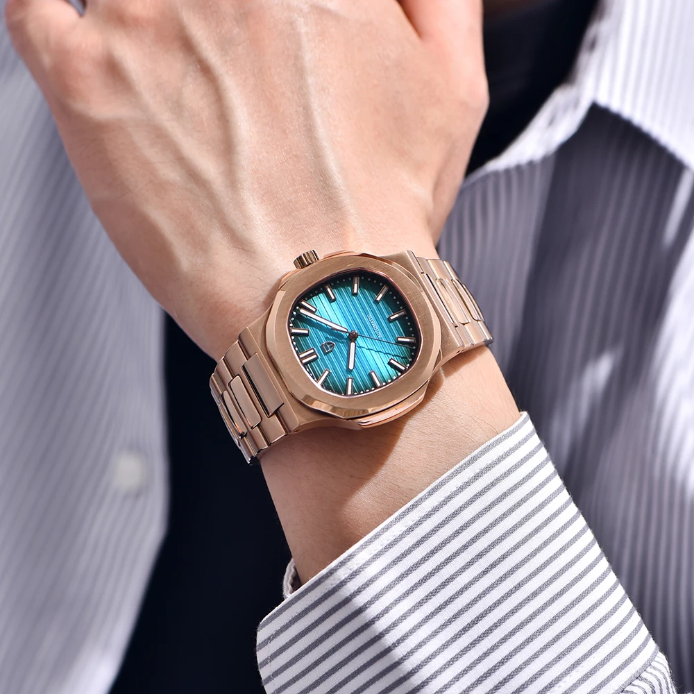 Nuovi orologi da uomo PAGANI DESIGN Orologio automatico di lusso 2025 Orologio da polso meccanico delle migliori marche Orologio con specchio in zaffiro Orologio sportivo da uomo