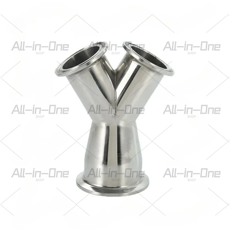Mirror stainless steel quick-loading Y-type tee size small diameter welding 304Y type corrosion resistance