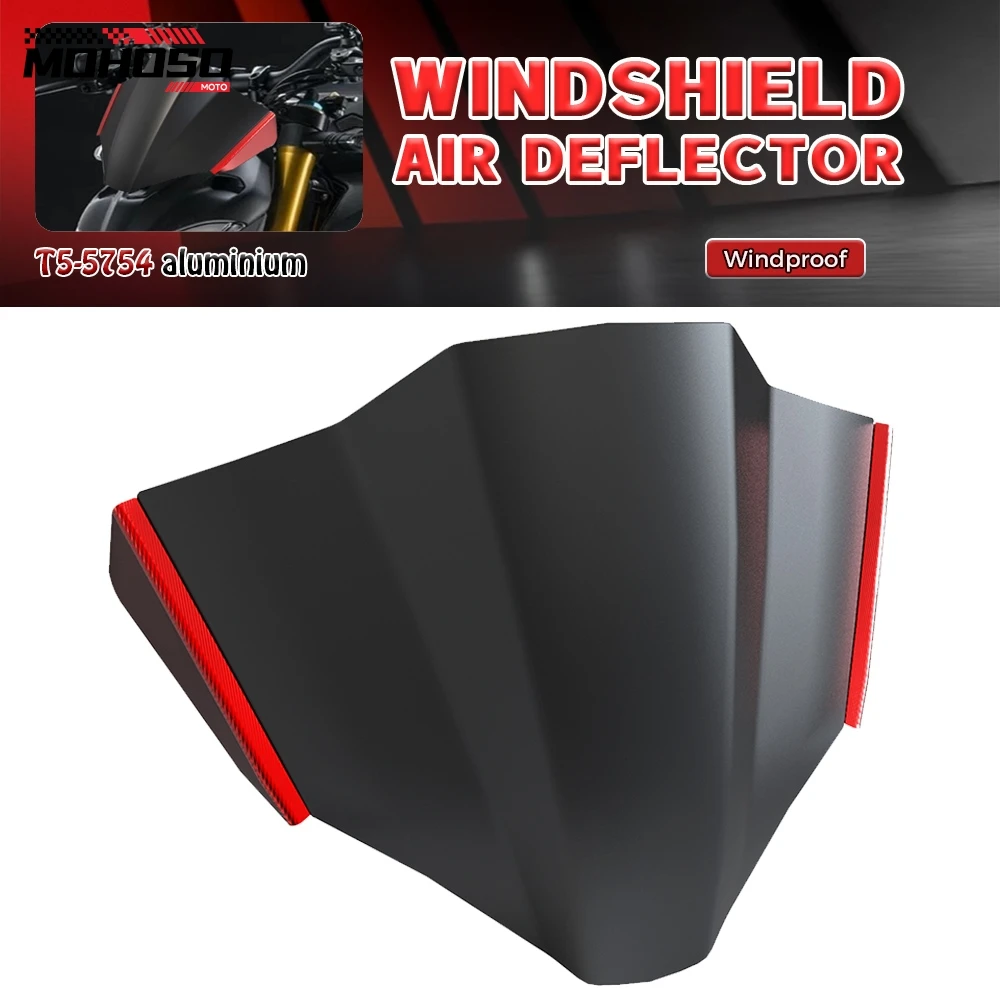 Moto Parabrezza Coperture Per DUCATI STREETFIGHTER V4S Streetfighter V4 S 2020 2021 2022 2023 2024 Parabrezza Vento Deflettore