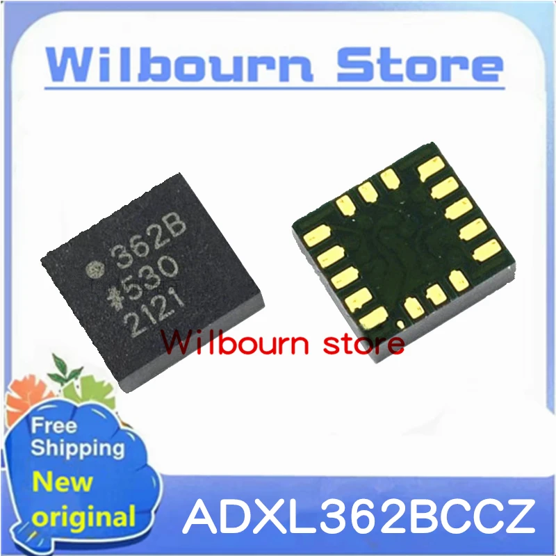 5PCS ~ 50 개/몫 ADXL362BCCZ ADXL362BCCZ-RL7 ADXL362 362B LGA16 새로운 원본