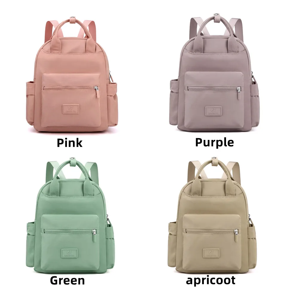 Women Fashion Backpacks Shoulder School Bags for Teenage Girls Preppy Style Bookbag Nylon Rucksack Female Knapsack