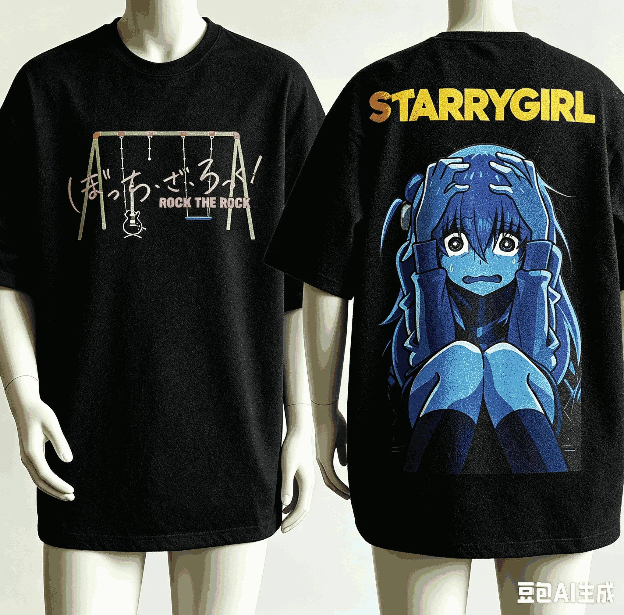Bocchi the Rock! Anime Lover T-shirt Harajuku Cotton New Model High Street Retro Fashion Oversized Unisex hot product Classic