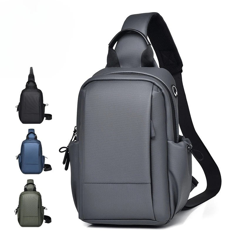 

Мужская нагрудная сумка, модная сумка на плечо для отдыха и путешествий, женская легкая сумка через плечо, большая вместительная водонепроницаемая нагрудная сумка