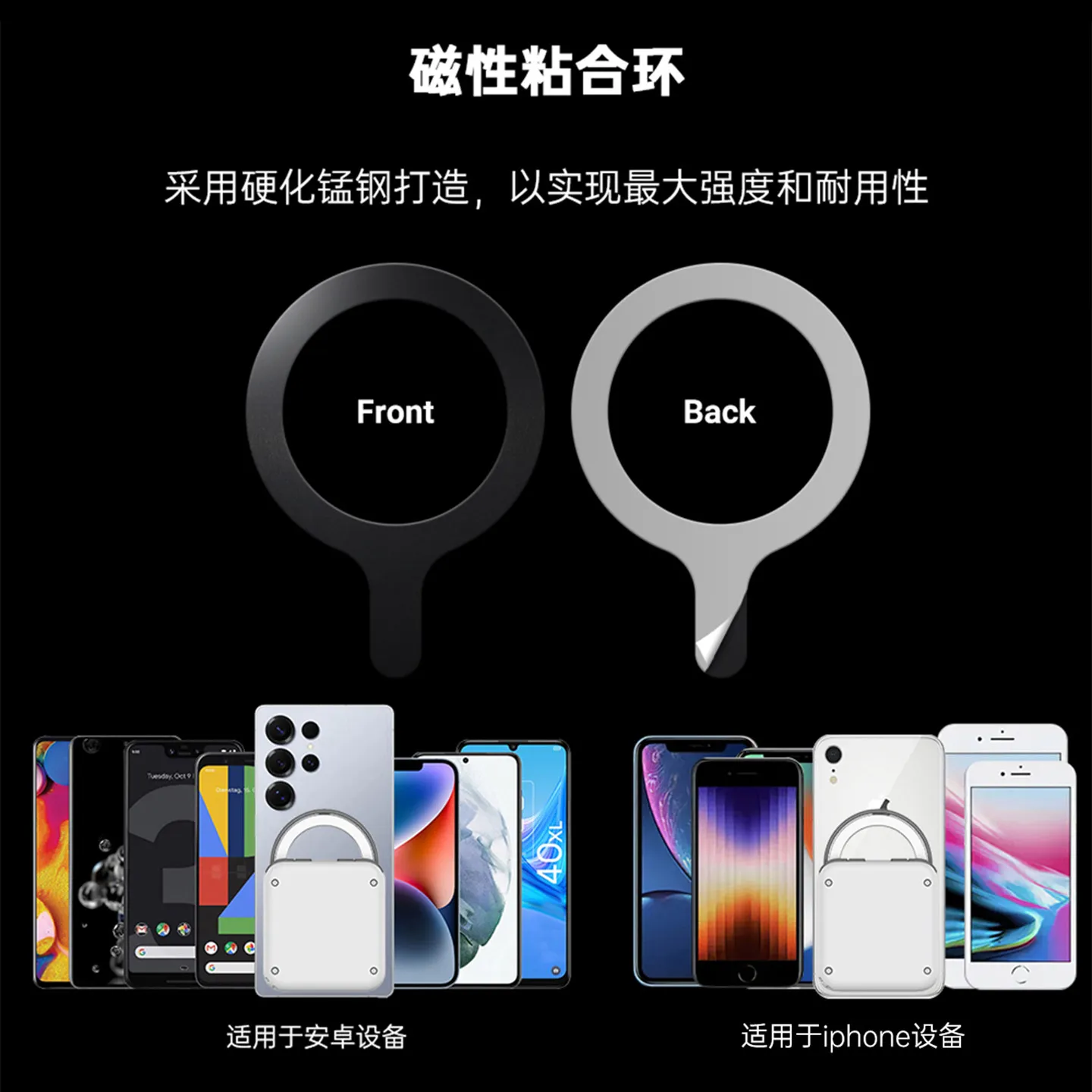 Abxylute M4 Snap-On Phone Controller Magnetic MagSafe Snap Retro Portable Mini Mobile Gampad for IOS/Android/Switch/PC Game Gift