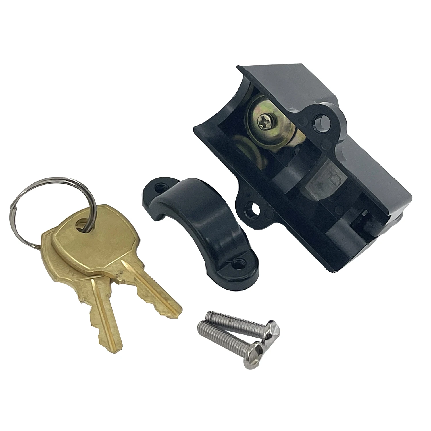 7/8" To 1" 22-25MM Universal Motorcycle Anti-Theft Security Helmet Lock With Two Keys Bikers Choice Helmet Lock 3