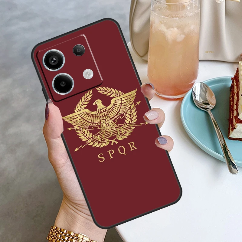 Roman Empire Legionary Shield Emblem Funda For Xiaomi Redmi Note 12 11 10 9 8 13 Pro Plus 12S 11S 10S 9S 10A 9C 10C 12C 13C Case