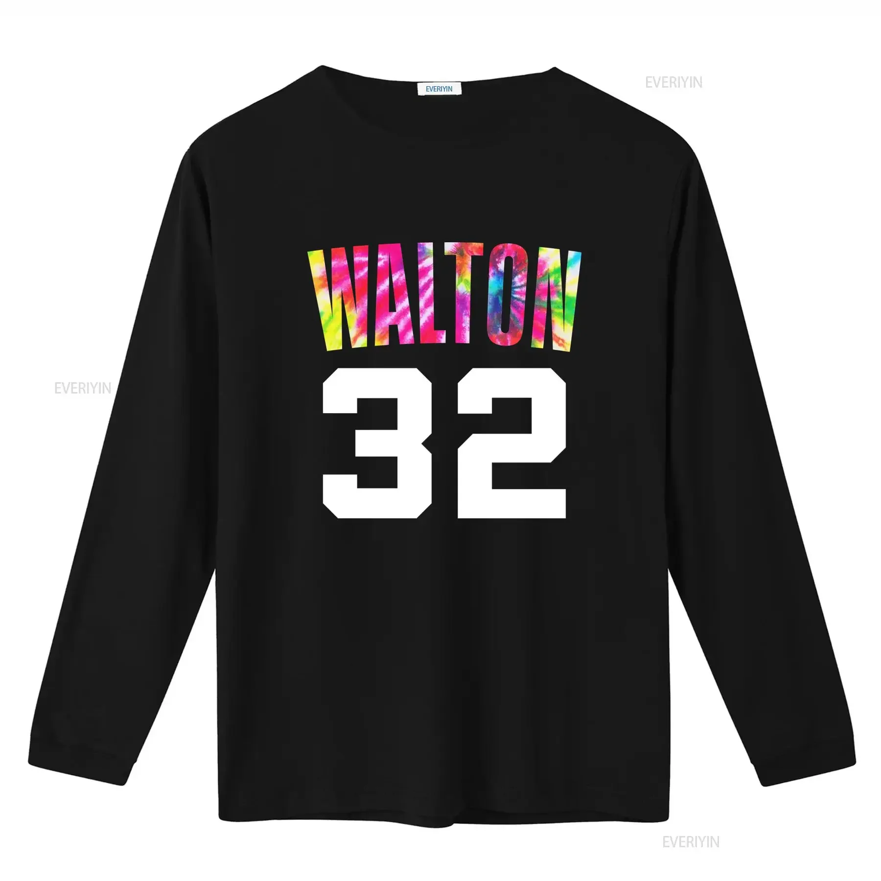 Bill Walton Tie Dye 32 Portland Trailblazers Jersey BigRed Premium Blend T Shirt vintage Washed Comfortable Casual