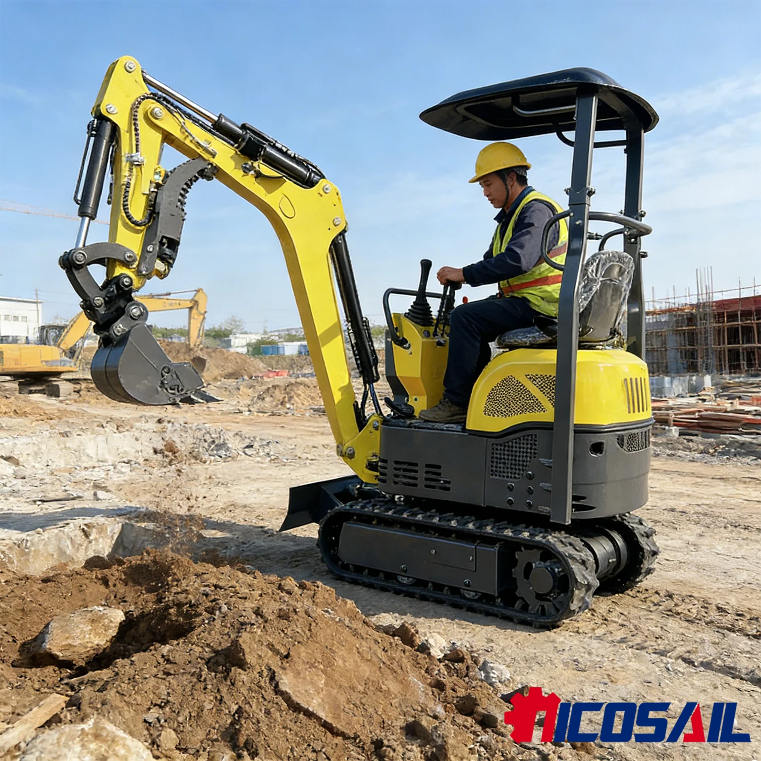 

0.6 ton small excavator for courtyard trenching, orchard fertilization, flexible operation