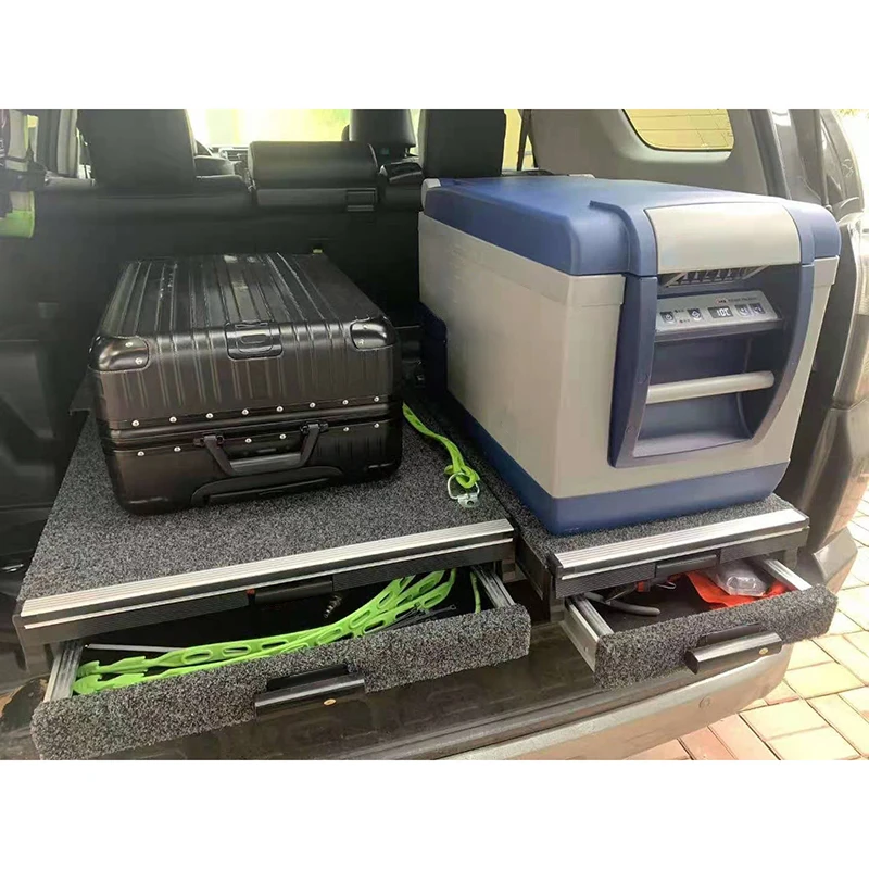 New Offroad Vehicle Car Drawer for for 4x4 Pickup Tool Box System Galvanized SheetFor Ram ranger hilux np300 tacoma