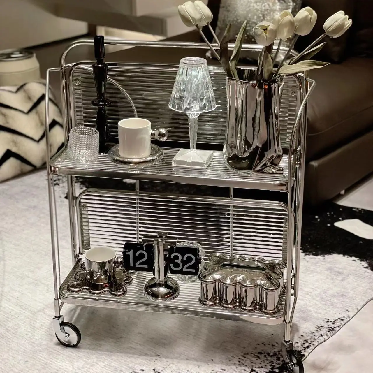 

trolley, replica, movable, designer, dining car