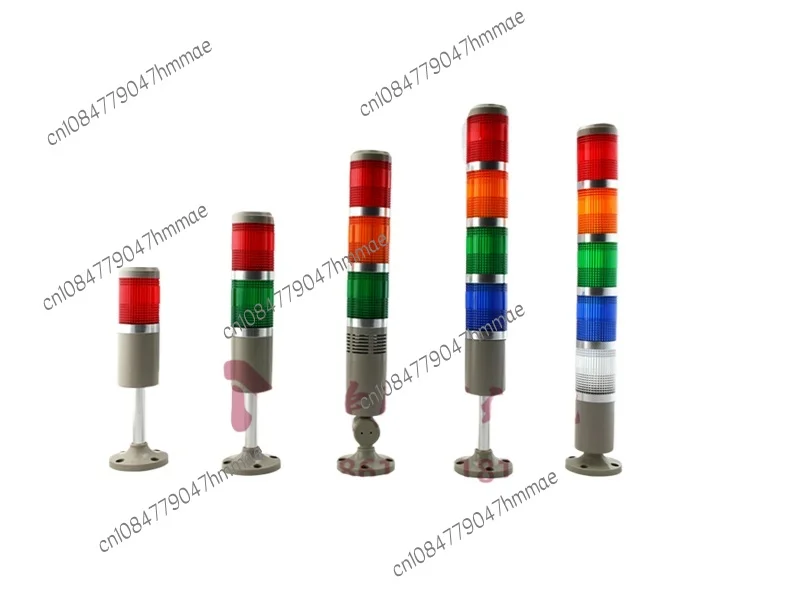 LED Multi-Layered Warning Lamp Tricolour Light Tower Light Tb50 Alarm Light 1/2/3/4/5 Section with Buzzer 220V