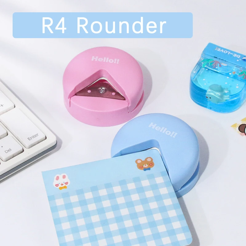 4mm radius round corner punching paper round corner paper hole photo paper cutting machine, R4 round corner cutter