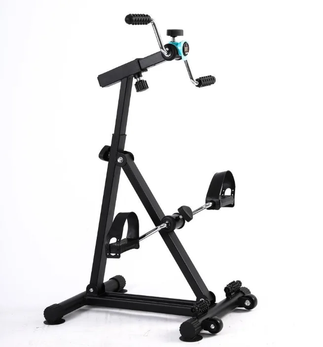

Double Folding Pedal Exerciser Home Gym Equipment for Disabled Mini Bike for Rehabilitation Use for Home Use