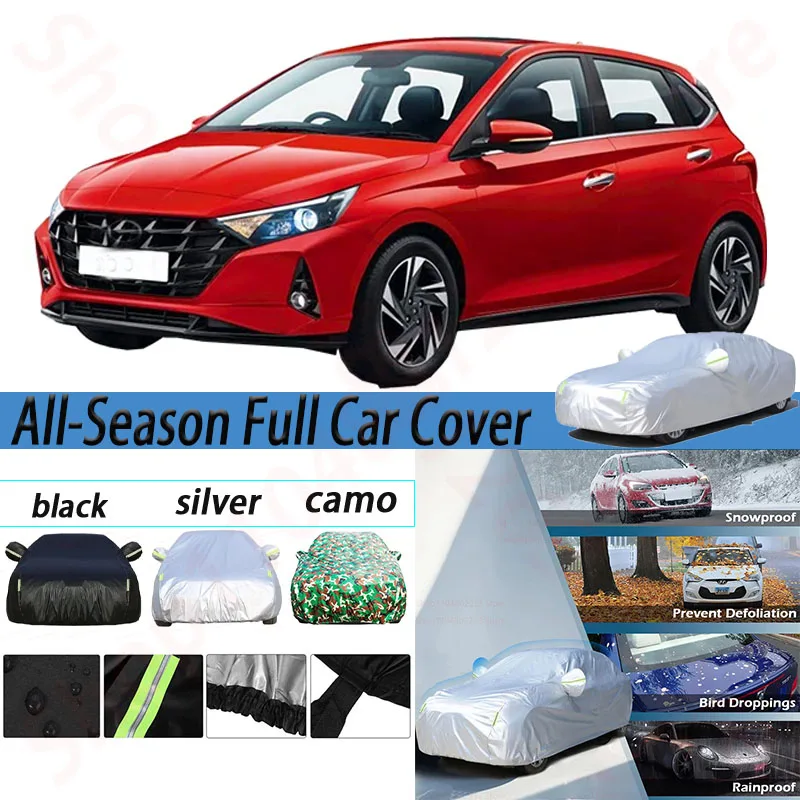 

Waterproof Car Covers Auto Outdoor Anti-UV Sun Shade Rain Snow Dust Prevent Cover For Hyundai I20 Elite I20
