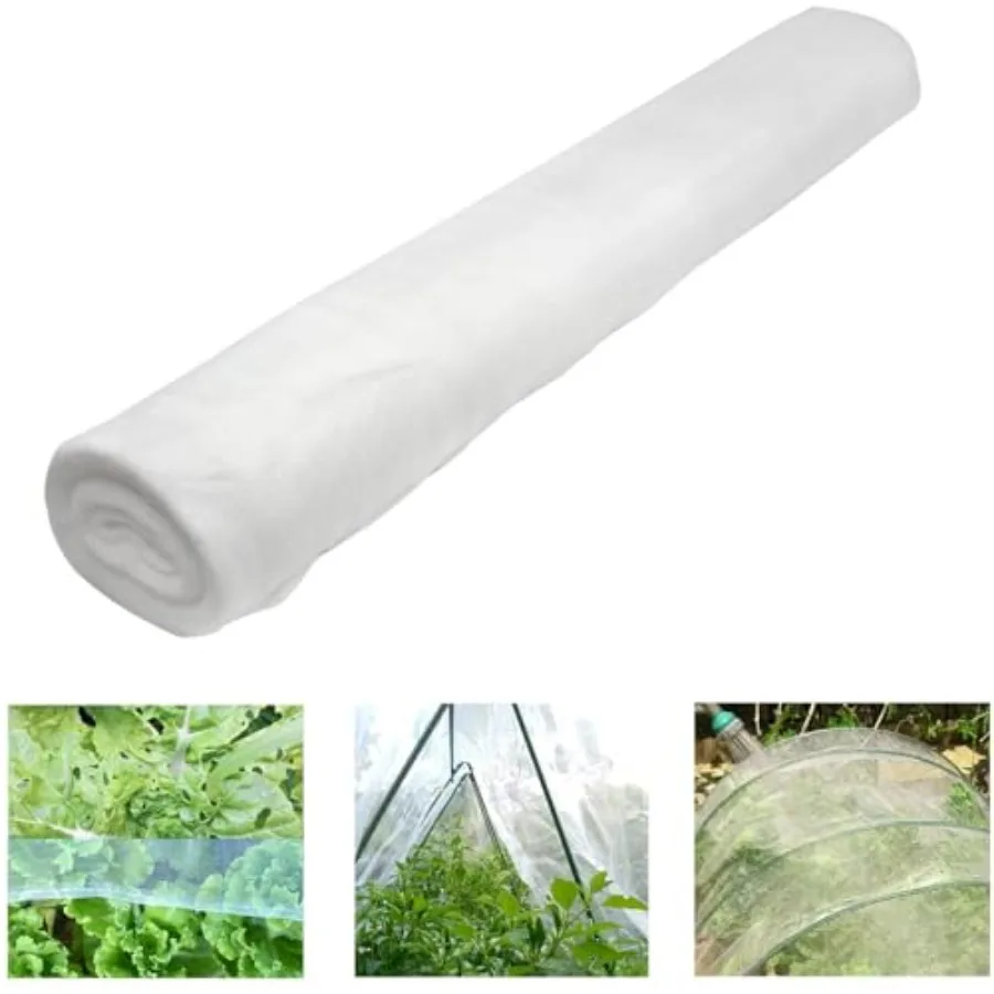 

Garden use, polyethylene, black, UV-resistant roll-packed 10x100FT fine mesh pest barrier netting for insect and bird protectio